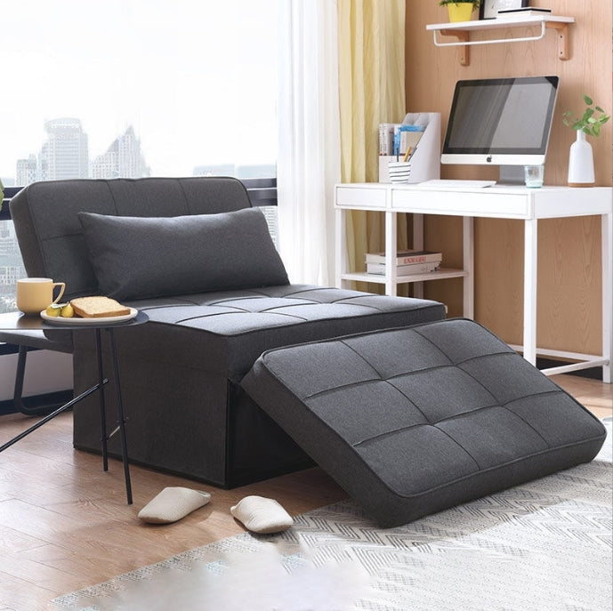 Kompakt sammenleggbar sovesofa – Plassbesparende enkeltseng for små rom
