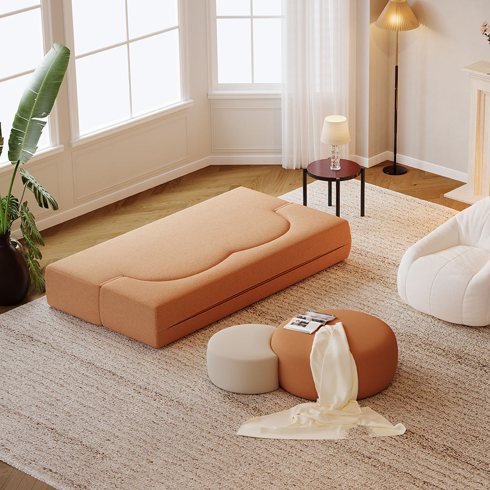 Konvertibel moderne sovesofa – plassbesparende 2-i-1-løsning for sitte- og soveplass