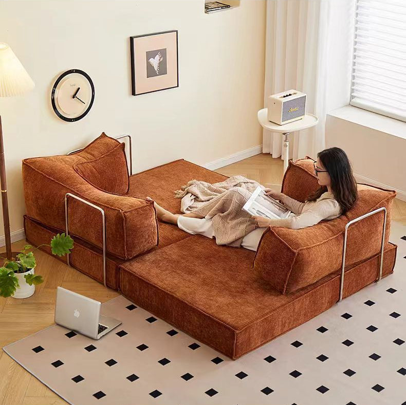 Konvertibel sammenleggbar sovesofa – kompakt, komfortabel og lett å rengjøre
