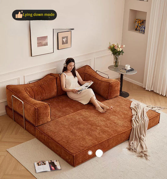 Konvertibel sammenleggbar sovesofa – kompakt, komfortabel og lett å rengjøre